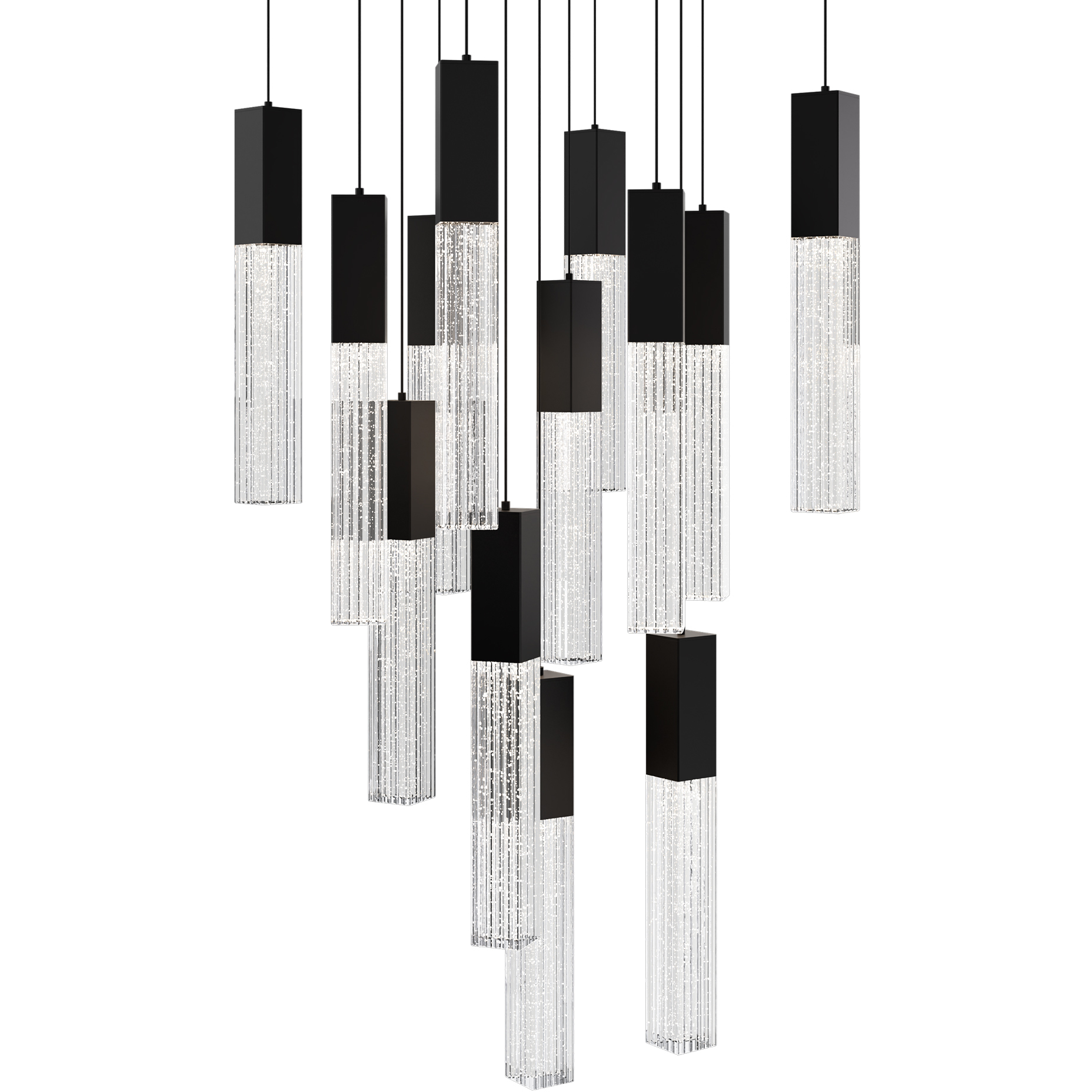 Cinema LED 20 inch Black Indoor Hanging Lighting Ceiling Light
