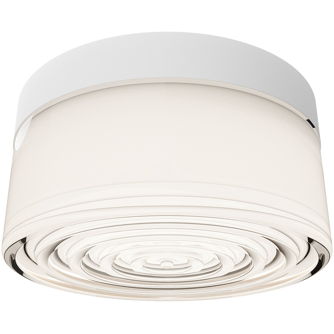 Tuck LED 5.38 inch White Outdoor Flush Mount